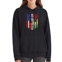 Retro Best Brother Ever American Guyana Flag Father's Day Vintage Hoodie | Artistshot