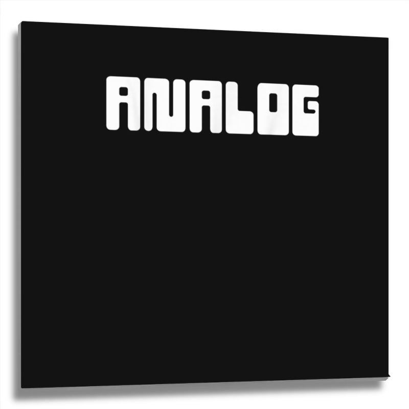 Analog Synthesizer Metal Print Square | Artistshot