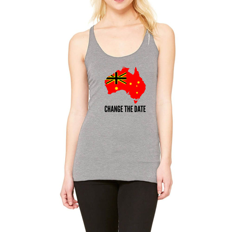 Invasion Day Change The Date Racerback Tank by cm-arts | Artistshot