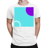 Abstract Neon Half Circle Frame With Space. T-shirt | Artistshot