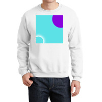 Abstract Neon Half Circle Frame With Space. Crewneck Sweatshirt | Artistshot