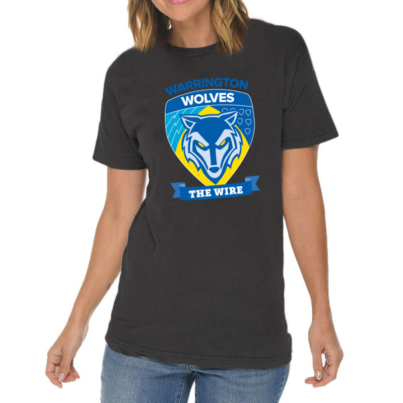 Warrington Wolves Vintage T-shirt | Artistshot