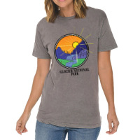 Glacier National Park Vintage T-shirt | Artistshot