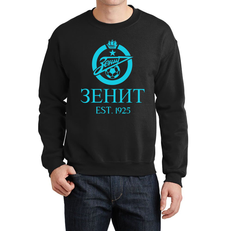 Zenit Saint Petersburg Classic Crewneck Sweatshirt by JeremyHurley | Artistshot