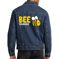 Bee Yourself Bee Lover I Love Bees Men Denim Jacket | Artistshot