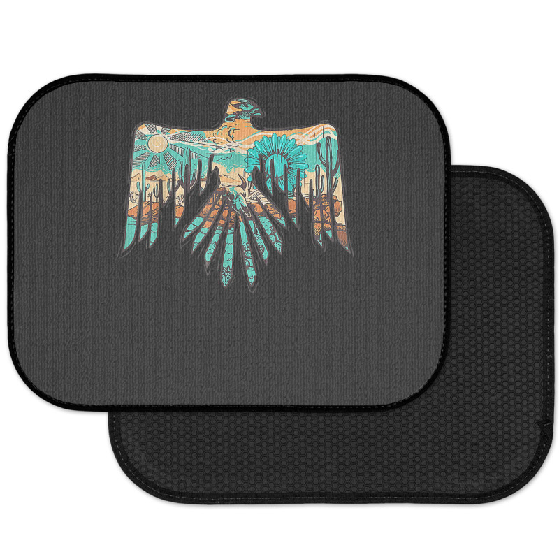 Roam Free Thunderbird Western Boho Rear Car Mat | Artistshot