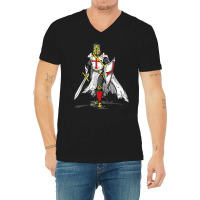 Warrior Of God Crusader Knight Templar Tank Top V-neck Tee | Artistshot