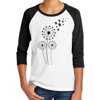 Dandelion Books Gift For Reading Lover T Shirt Youth 3/4 Sleeve | Artistshot