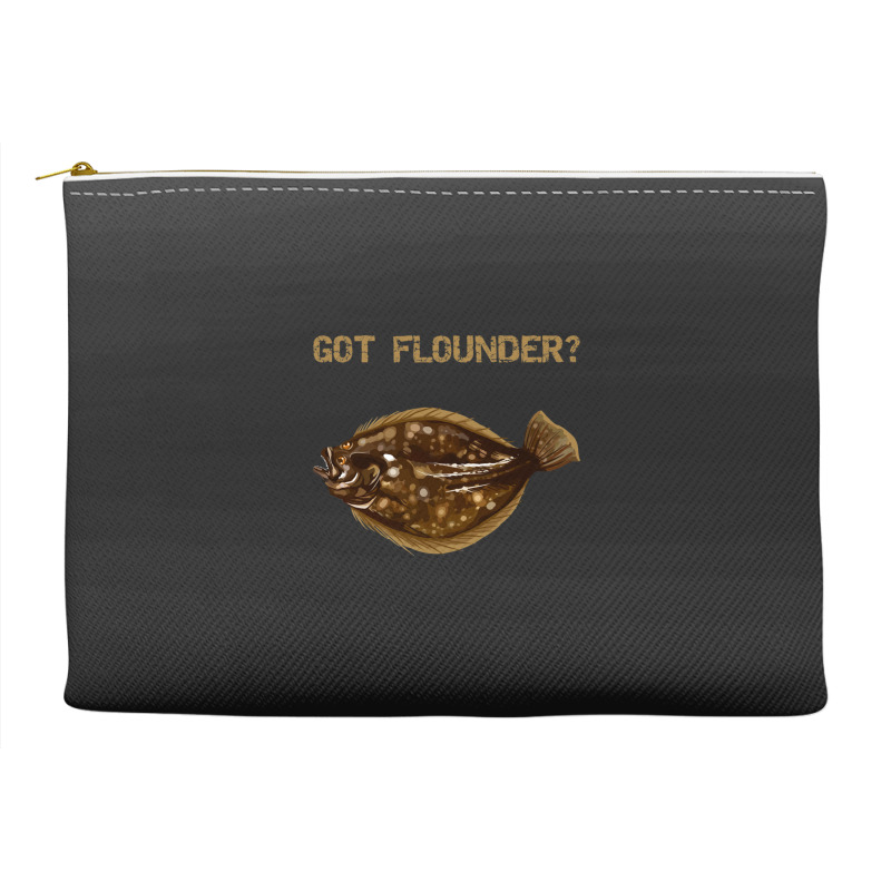 Flounder  Fluke  Got Flounder Accessory Pouches | Artistshot