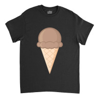 Chocolate Ice Cream Cone Classic T-shirt | Artistshot