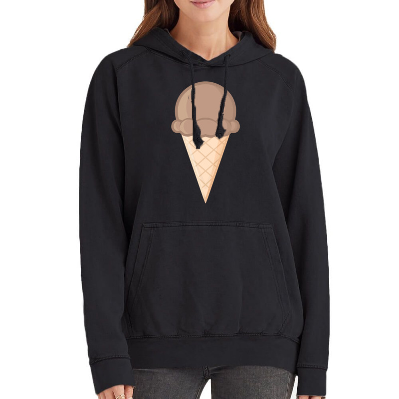 Chocolate Ice Cream Cone Vintage Hoodie by JOEGARZA | Artistshot