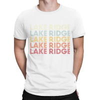 Lake Ridge Virginia Lake Ridge Va Retro Vintage Text Tank Top T-shirt | Artistshot