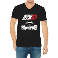 Initial D   Ae86 Chase V-neck Tee | Artistshot