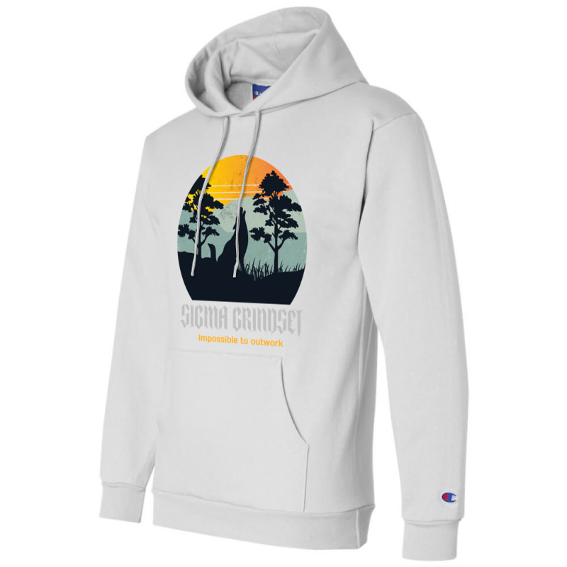 Sigma Grindset Sigma Male Champion Hoodie | Artistshot