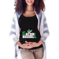 Florida Gator Baseball,florida Gator Baseball Blank Maternity Scoop Neck T-shirt | Artistshot