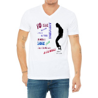 Michael Jackson Q V-neck Tee | Artistshot