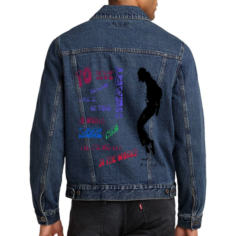 Michael Jackson Q Men Denim Jacket | Artistshot