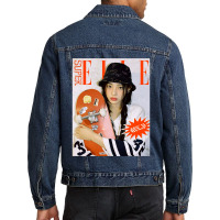 Newjeans Minji X Elle Men Denim Jacket | Artistshot