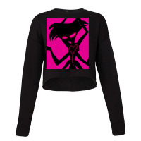 Angel Dust Neon Graphic Cropped Sweater | Artistshot