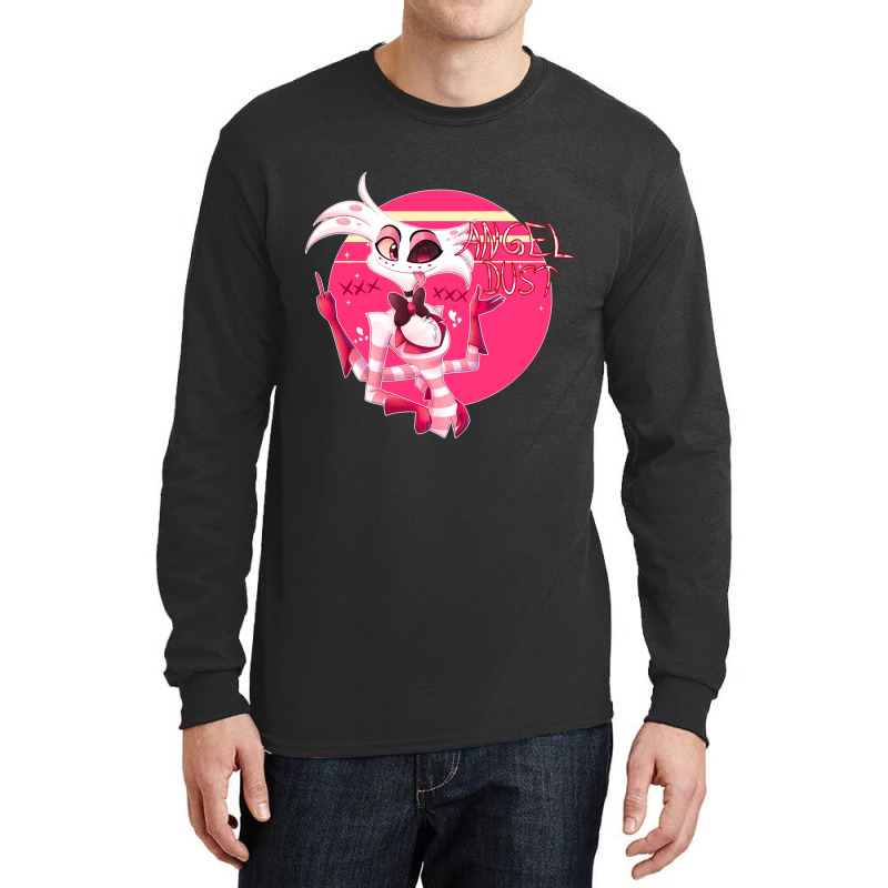 Hazbin Hotel Angel Dust Long Sleeve Shirts by MATTHEWFLORIO | Artistshot