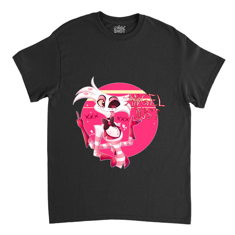 Hazbin Hotel Angel Dust Classic T-shirt by MATTHEWFLORIO | Artistshot