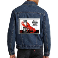 Seafood 1879 German Lobster Crawfish Crustacean Retro Tank Top Men Denim Jacket | Artistshot