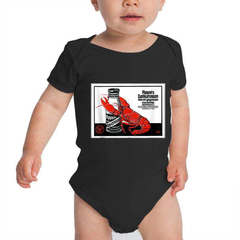 Seafood 1879 German Lobster Crawfish Crustacean Retro Tank Top Baby Bodysuit | Artistshot