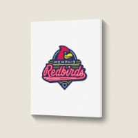 The Redbirds Portrait Canvas Print | Artistshot