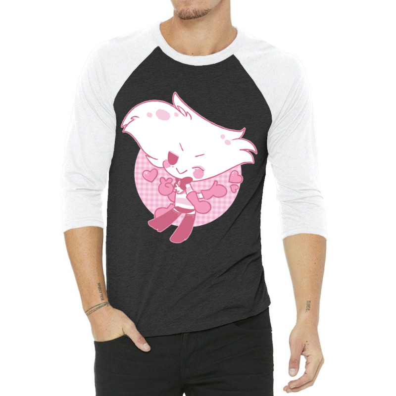 Little Sweetheart Sanrio Style Angel Dust 3/4 Sleeve Shirt by MATTHEWFLORIO | Artistshot