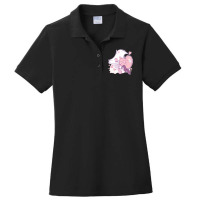 Oyasumi Angel Dust Ladies Polo Shirt | Artistshot