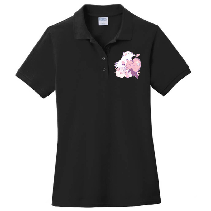 Oyasumi Angel Dust Ladies Polo Shirt by MATTHEWFLORIO | Artistshot