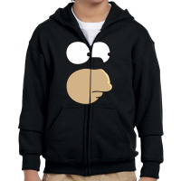 Homer Simpson Youth Zipper Hoodie | Artistshot