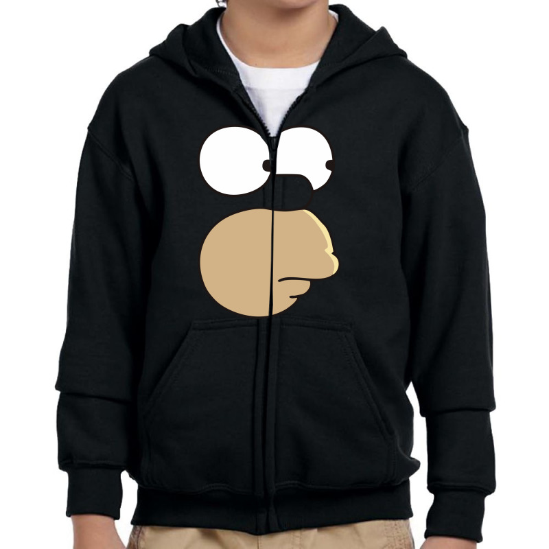 Homer Simpson Youth Zipper Hoodie by bacenicolas | Artistshot