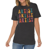 Artist Groovy Retro Colorful Design Graphic Artist Artistic Vintage T-shirt | Artistshot