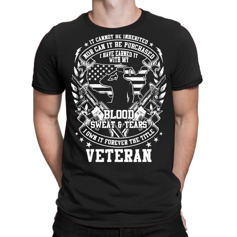 Veteran Veterans Day Salute To Those Who Earned The Title Veteran 34 N T-Shirt by cm-arts | Artistshot