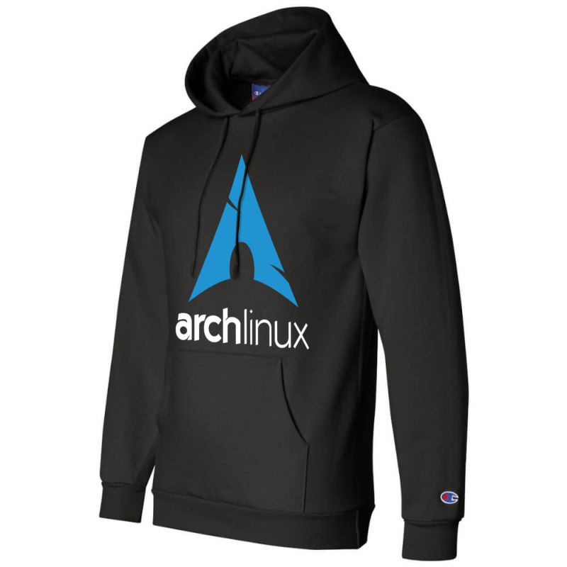 Dark Color Arch Linux Champion Hoodie by cm-arts | Artistshot