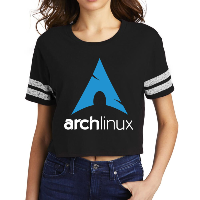 Dark Color Arch Linux Scorecard Crop Tee by cm-arts | Artistshot