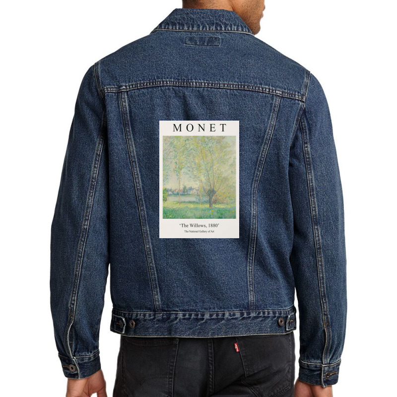 Claude Monet Exhibition Classic Men Denim Jacket by carlyriley | Artistshot