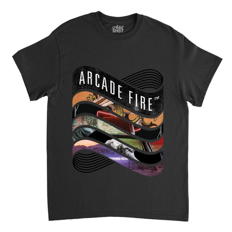 Arcade   Discography Classic T-shirt by cm-arts | Artistshot