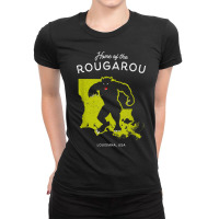 Home Of The Rougarou Louisiana Usa Cryptid Ladies Fitted T-shirt | Artistshot