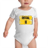 For Initials Or First Letters Of Names Starting With The Letter H Baby Bodysuit | Artistshot