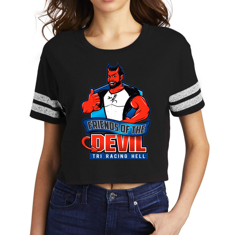 Friends Of The Devil Scorecard Crop Tee by cm-arts | Artistshot