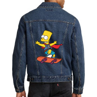 The Simpson Brat Men Denim Jacket | Artistshot