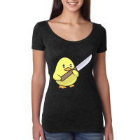 Duck With A Sword Women's Triblend Scoop T-shirt | Artistshot