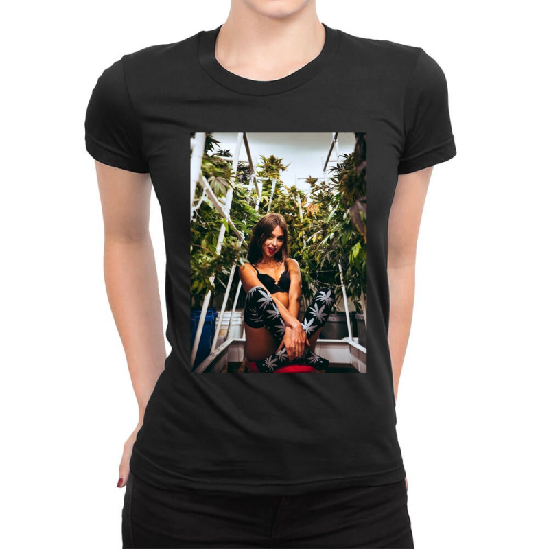 Riley Smile Ladies Fitted T-Shirt by cm-arts | Artistshot