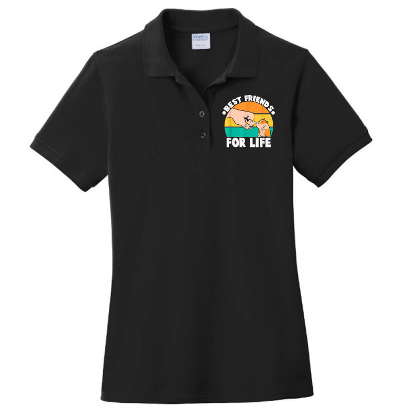 Best Friends For Life Hamster Funny Tee For Hamsters Lovers Ladies Polo Shirt by cm-arts | Artistshot