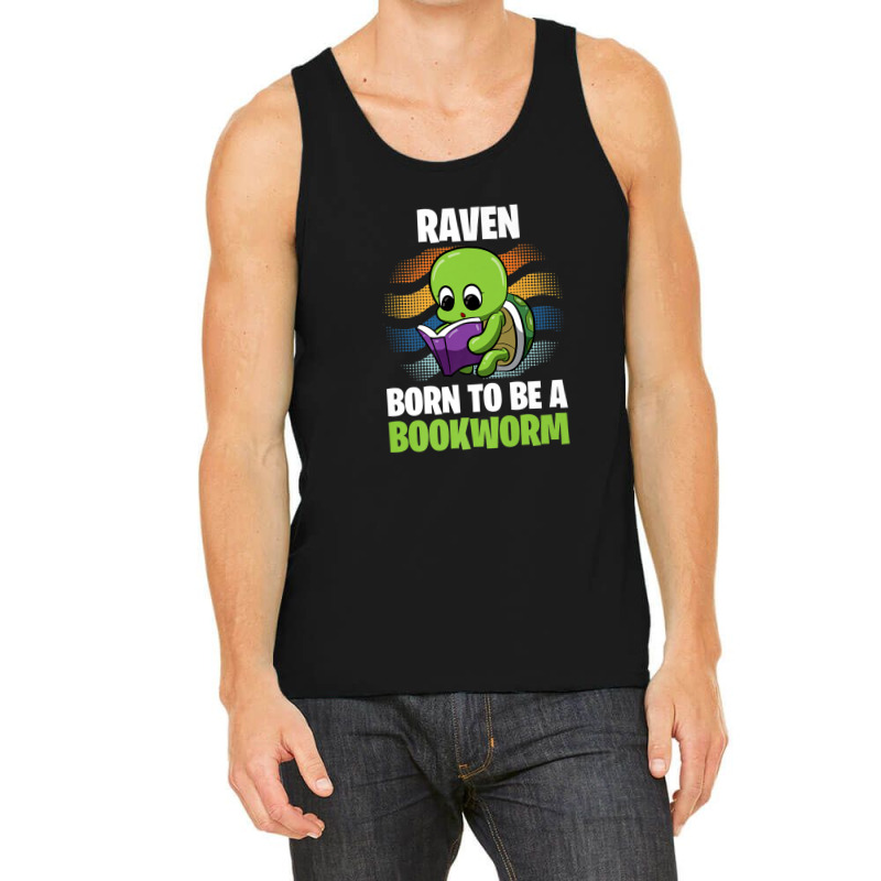 Raven - Born To Be A Bookworm - Personalized Tank Top | Artistshot