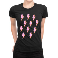 Small Lightning Bolts Ladies Fitted T-shirt | Artistshot