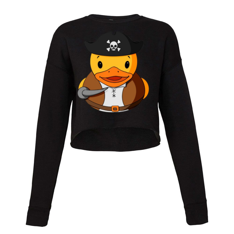 Duck With A Sword  (14) Cropped Sweater by cm-arts | Artistshot