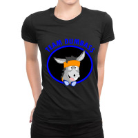 Team Dumbass Donkey Headshot Ladies Fitted T-shirt | Artistshot